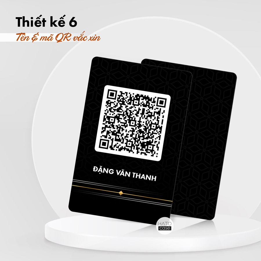 In thẻ luồng xanh QR code